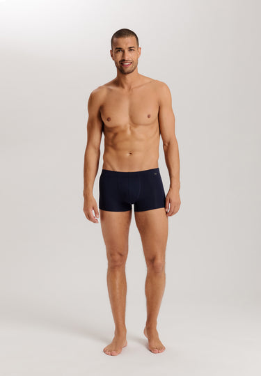 Cotton Essentials 2 Pack Boxer Brief With Covered Waistband | Deep Navy/Sea Breeze 73079-3021